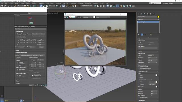 3ds Max- Arnold Sky Dome 1