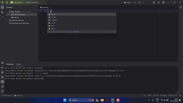 PlaySound Module in Python | Learn in 2mins? смотреть онлайн