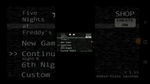 ПРОВЕРКА custom night СЕКРЕТНЫЙ КОД fnaf 1 пасхалки фнаф 1