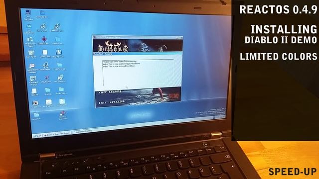 ReactOS on real hardware ThinkPad T430s & some games смотреть онлайн