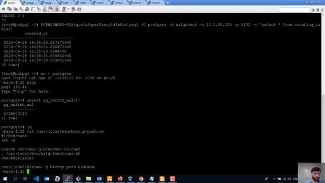 PostgreSQL (in the Patroni cluster with HAProxy) full and incremental backups with Wal-G смотреть онлайн