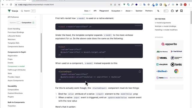 How to use v-model in custom Vue 3 components? смотреть онлайн