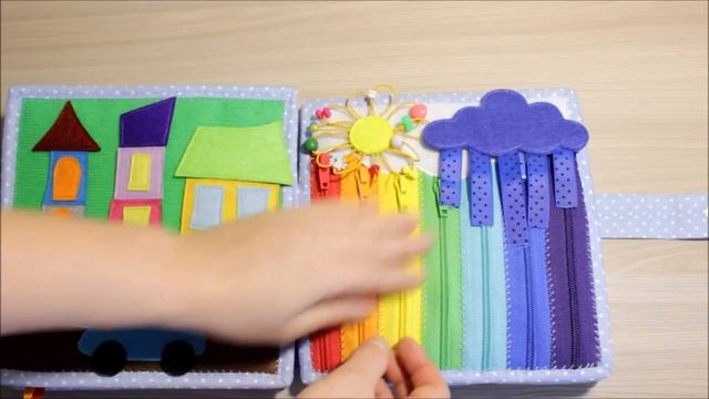 Развивающая книжка #23 для Кирюши # Developing book # Quiet book смотреть онлайн