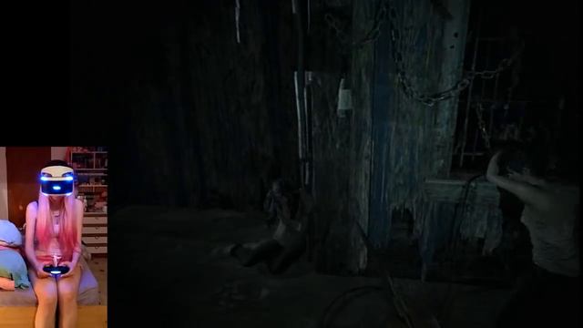 Resident Evil 7 Walkthrough Part 8 ((PS4 VR)) w/ commentary & facecam смотреть онлайн