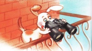 Бинокль. Умная собачка Соня.