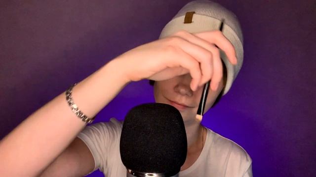 ?АСМР кисточки по микрофону без слов┃100% мурашки┃ASMR brushing┃no talking? смотреть онлайн