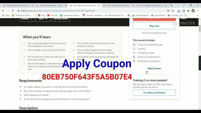 Udemy Free Certificate Courses YouTube Marketing Python C Programming Online Classes #DeepShukla смотреть онлайн