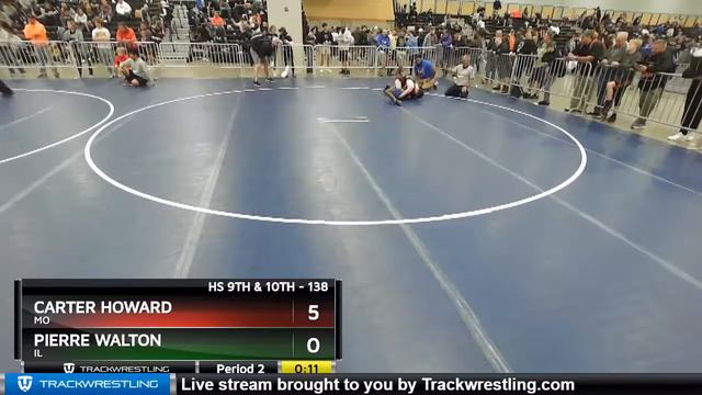 138 Lbs Cons. Round 2 - Carter Howard, MO Vs Pierre Walton, IL Df65 смотреть онлайн
