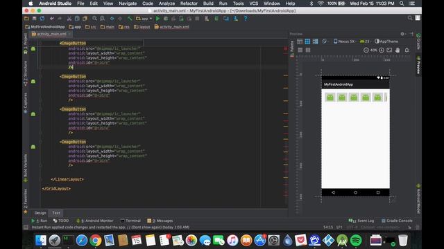 Android Tutorial: Grid Layout смотреть онлайн