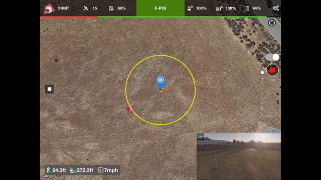 Another iOS Litchi Orbit test смотреть онлайн