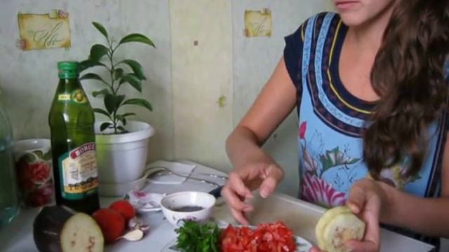 Овощной салат для похудения "Баклажан+" смотреть онлайн