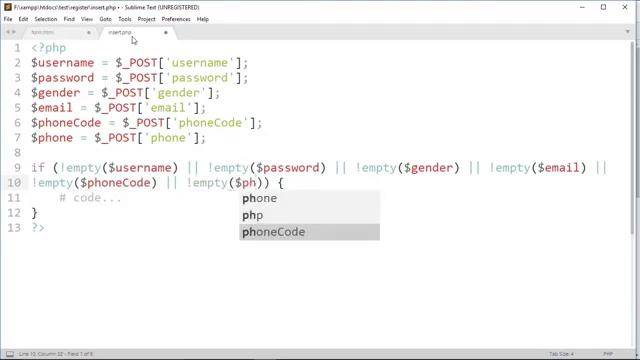 How to connect HTML Register Form to MySQL Database with PHP YouTube 360p смотреть онлайн