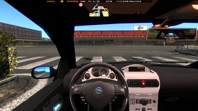 Opel Corsa 1.7 DTI - Euro truck simulator 2 [Logitech G29] смотреть онлайн