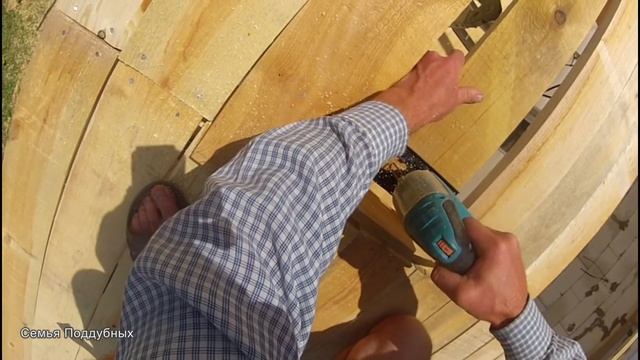 ТЕРРАСА дома своими руками Часть 8 ОБРЕШЕТКА Крыши смотреть онлайн