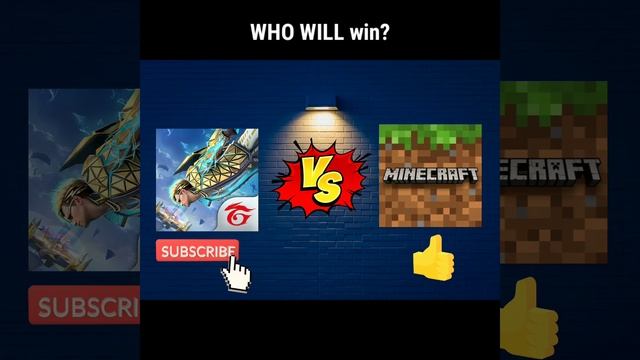 Free Fire Vs Minecraft how will win? #freefire #minecraft #shorts смотреть онлайн