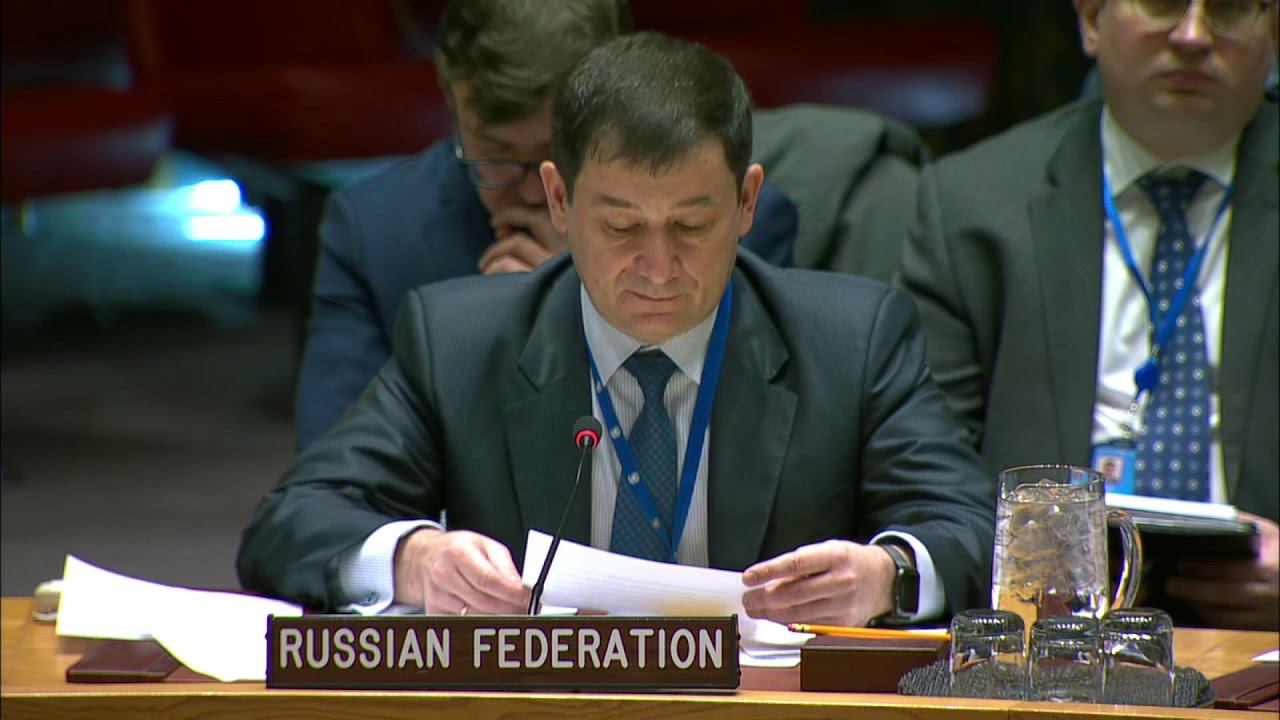 Chargé D'Affaires Dmitry Polyanskiy At The UNSC Meeting On Sanctions Against Somalia