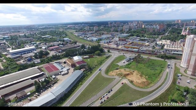 Съемка с воздуха. DJI Phantom 3 Professional (2015-07-14) смотреть онлайн