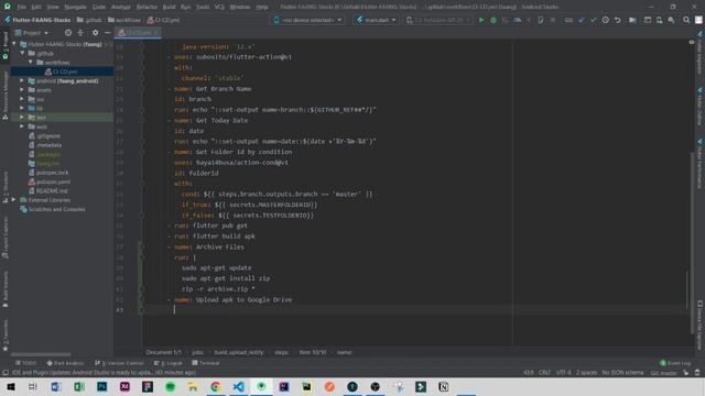 Flutter Github Actions - CI/CD смотреть онлайн