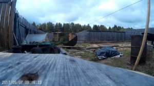 Спуск Коми лодки в одиночку. Descent Komi boat alone.