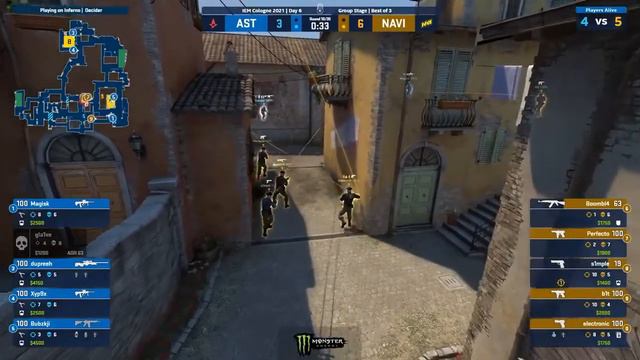 S1MPLE СДЕЛАЛ 4 ЭЙСА ЗА 1 ТУРНИР! МИРОВОЙ РЕКОРД В CS:GO - IEM Cologne 2021