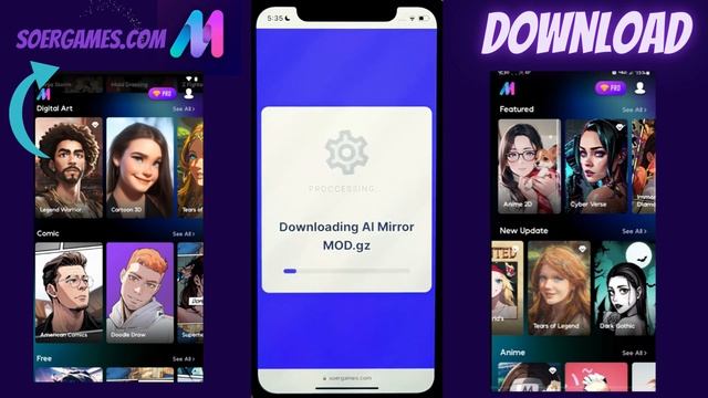 AI Mirror Mod iOS/iPhone and Android смотреть онлайн