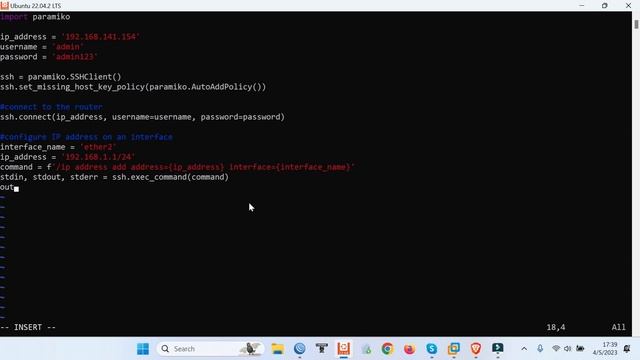 Router configuration from Python Script (Automation) смотреть онлайн