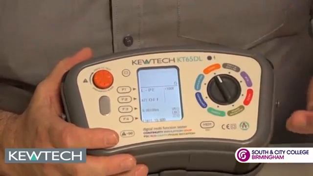 Kewtech KT65DL Multifunction Tester Demonstration смотреть онлайн