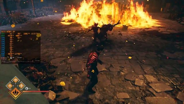 Devil's Hunt первый взгляд + мониторинг загрузки ПК (FX8300,12 Ram, GTX 1060 6 Gb) смотреть онлайн