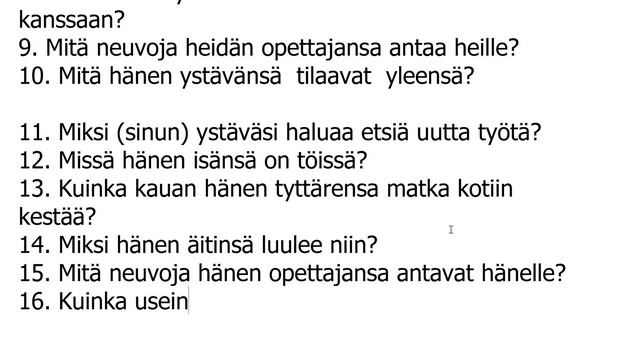 ФИНСКИЙ ЯЗЫК ДО АВТОМАТИЗМА С НУЛЯ УРОК 54 смотреть онлайн