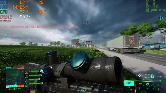 Nvidia RTX 3070Ti Founders Edition - Battlefield 2042 1440P High Settings смотреть онлайн