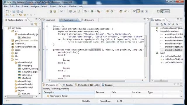 Java Switch Case and Android startActivity смотреть онлайн