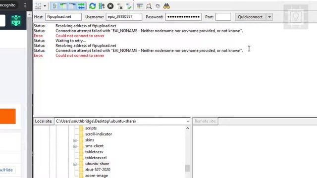 How to fix Infinityfree Error Connection attempt failed with "EAI_NONAME" in Filezilla смотреть онлайн