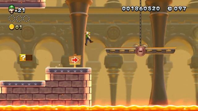 New Super Luigi U - Peach's Castle (World 8) + Ending (Cemu) смотреть онлайн