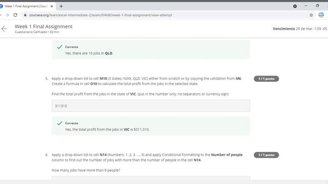 Excel Skills for Business: Intermediate 2 ll Week 1 Final Assignment 100% ll Coursera смотреть онлайн