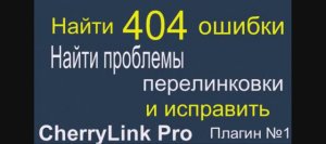 Найти ошибки 404 с помощью плагина и исправить!
