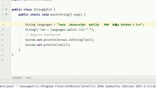5. Java String: Splite Method vs String Tokenizer смотреть онлайн