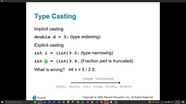 Java Type Casting смотреть онлайн
