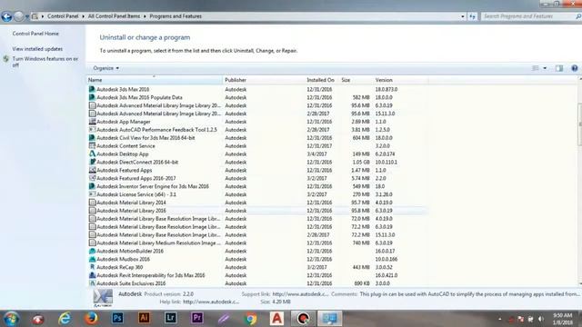 AutoCAD 2017 Uninstall Tutorial смотреть онлайн