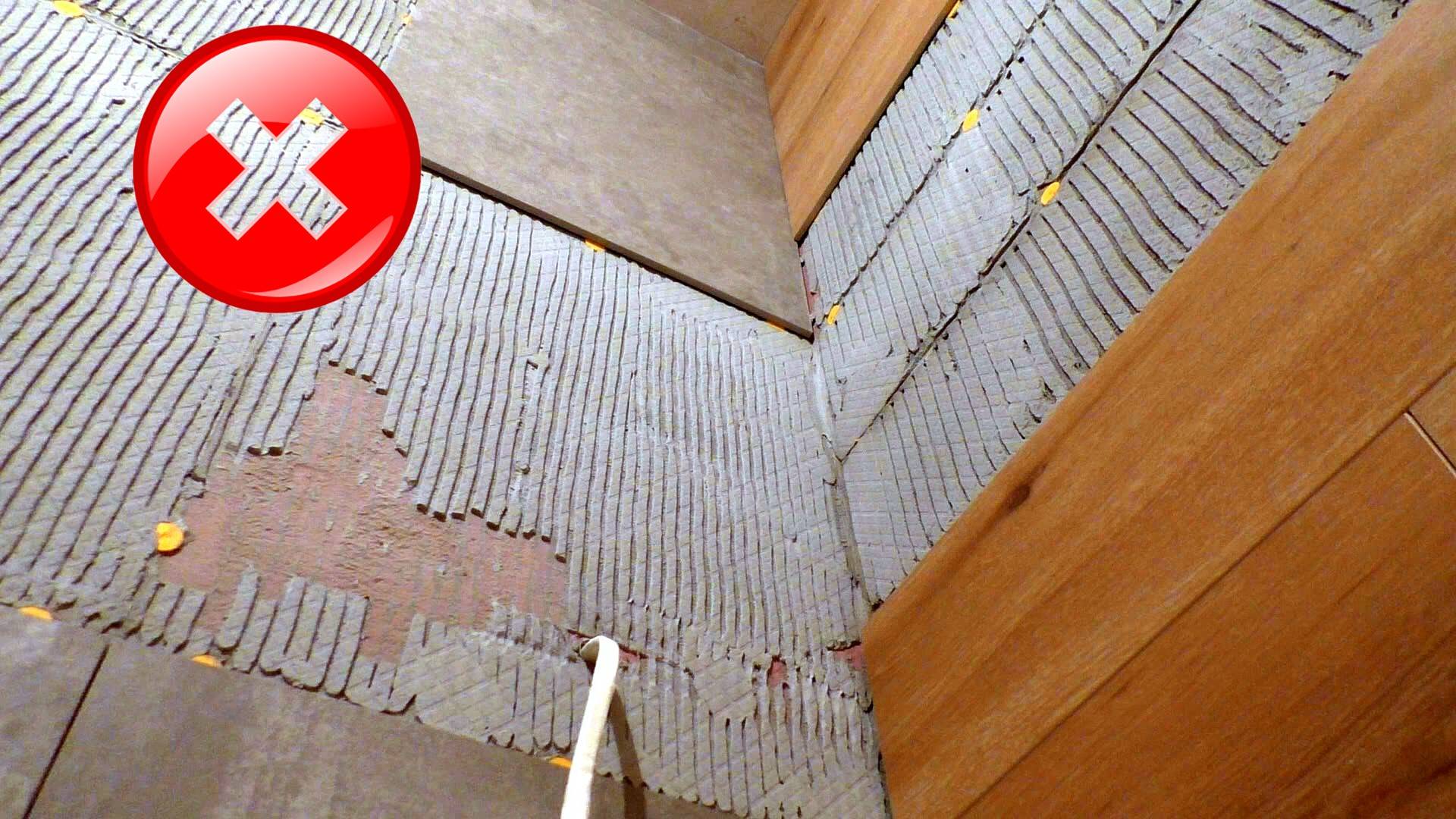 Отвалилась ПЛИТКА В ВАННОЙ!!! Что НЕ ТАК сделал мастер. смотреть онлайн