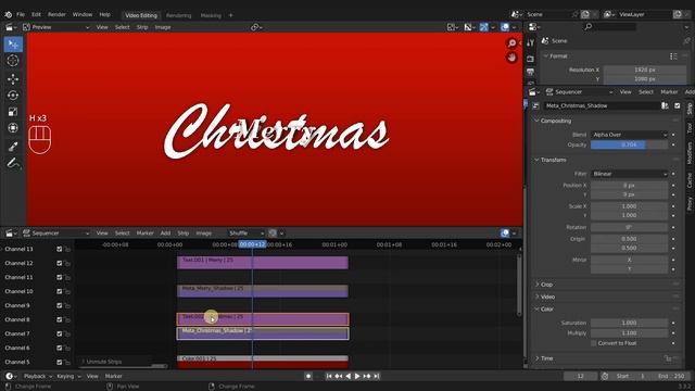 Create your own custom DROP Shadow in Blender's Video Sequencer (VSE) | Not Blender's default! смотреть онлайн