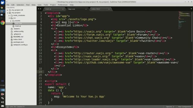 Vue.js 2 Bangla Tutorial #18: vue-cli | project structure смотреть онлайн