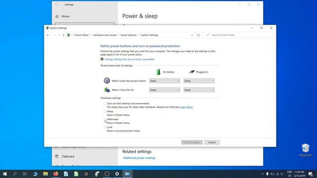 Windows 10 - How to add hibernate option to menu смотреть онлайн