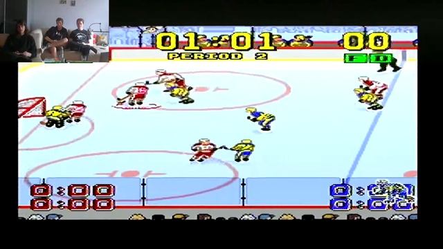 SUPER SLAPSHOT (SNES) - Dos Cosinos Sports Extravaganza! смотреть онлайн