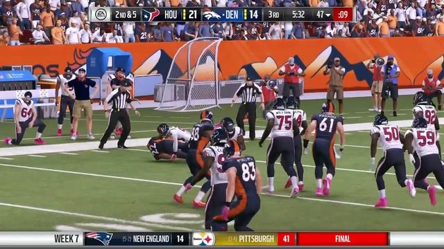 Madden NFL 17 - Billie Bravo (QB) Career Mode EP7 - Week 7 vs Texans смотреть онлайн