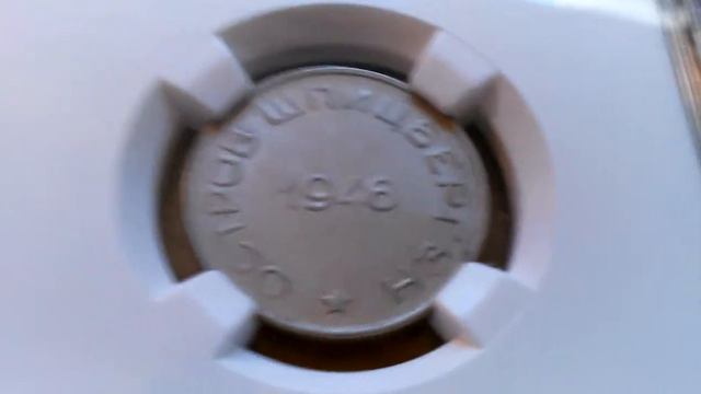 1946 монеты (жетоны) остров Шпицберген РОССИЯ NGC смотреть онлайн
