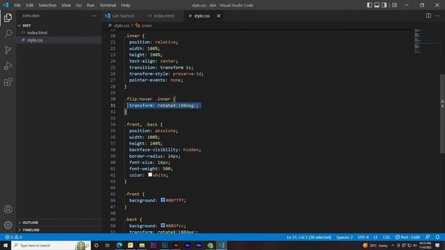 Filp button animation | 3D Flip Button Tutorial | Animated 3D Flip Buttons using HTML & CSS | #filp смотреть онлайн