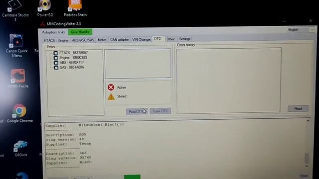 ELM327 con MMCoding Writer 2.3 смотреть онлайн