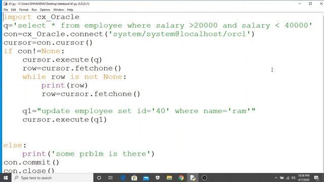 DATABASE CONNECTIVITY BASIC LECTURE IN PYTHON BY SHIVANSHU PRASHAR смотреть онлайн