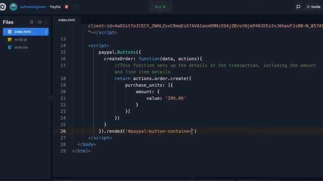 PayPal Checkout Integration (JavaScript) смотреть онлайн