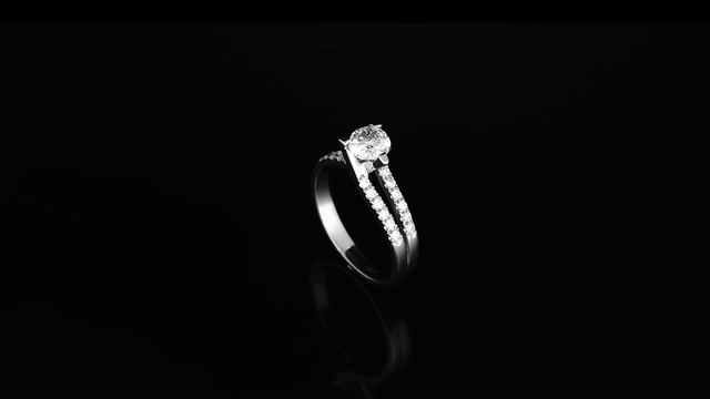 14K White Gold 0.6 ct Elegant Solitaire 1 Diamond Engagement Ring Jewelry YM2882 смотреть онлайн